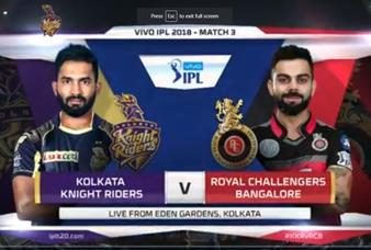 IPL 2018 M03: KKR vs RCB | 2018.04.08 – Highlights