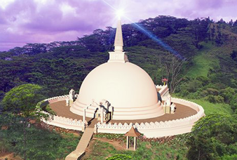 ලංකාවේ ඉහළම තැන නිර්මාණය වෙන මහා සෑය. – Photo