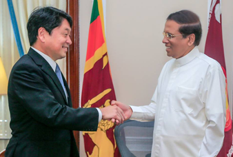 ලංකාවට ආව ජපාන ආරක්ෂක ඇමතිගෙන් ලංකාවට නැව් දෙකක්.